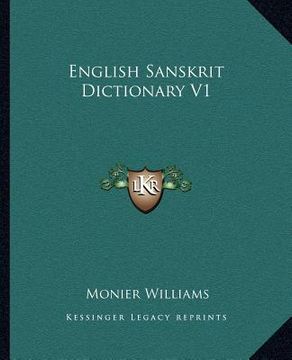 portada english sanskrit dictionary v1 (in English)