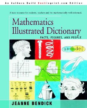 portada mathematics illustrated dictionary: facts, figures, and people (en Inglés)