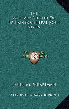 portada the military record of brigadier general john nixon