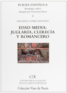 portada EDAD MEDIA: JUGLARIA, CLERECIA Y ROMANCERO