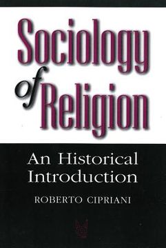 portada sociology of religion: an historical introduction (in English)