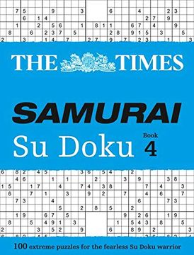 portada The Times Samurai Su Doku Book 4: Volume 4 (en Inglés)