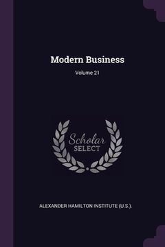 portada Modern Business; Volume 21 (en Inglés)