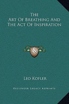 portada the art of breathing and the act of inspiration