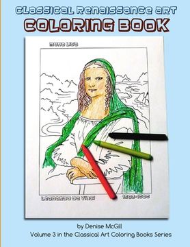 portada Classical Renaissance Art Coloring Book (en Inglés)