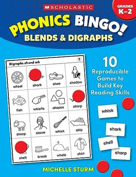 portada Phonics Bingo: Blends & Digraphs: 10 Reproducible Games to Build key Reading Skills (en Inglés)