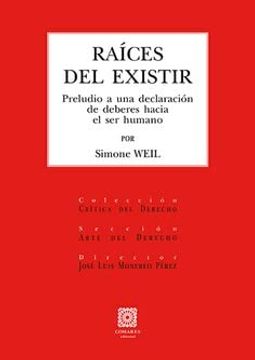 portada Raíces del existir: Preludio a una declaración de deberes hacia el ser humano