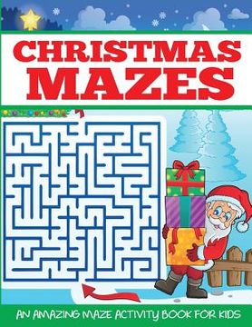 portada Christmas Mazes (en Inglés)