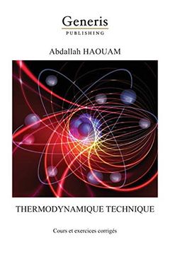 portada Thermodynamique Technique: Cours et Exercices Corrigés (en Francés)