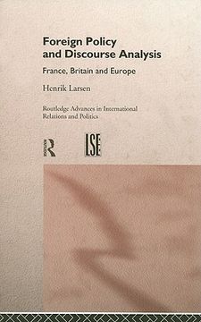 portada foreign policy and discourse analysis: france, britain and europe (en Inglés)