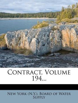 portada contract, volume 194... (en Inglés)