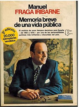 portada Memoria breve de una vida publica (Espejo de España. Serie Biograf,as y memorias)