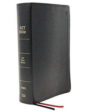 portada Net Bible, Full-Notes Edition, Leathersoft, Black, Thumb Indexed, Comfort Print: Holy Bible (en Inglés)