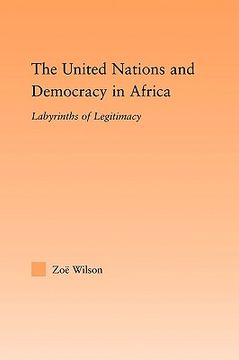 portada the united nations and democracy in africa (en Inglés)