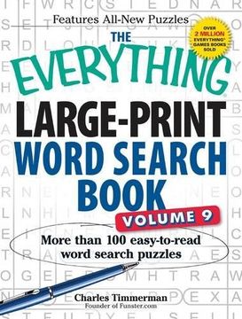 portada The Everything Large-Print Word Search Book, Volume 9: More Than 100 Easy-to-Read Word Search Puzzles (en Inglés)