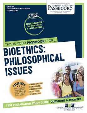 portada Bioethics: Philosophical Issues (Rce-67): Passbooks Study Guide Volume 67 (en Inglés)