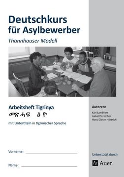 portada Arbeitsheft Tigrinya - Deutschkurs Asylbewerber: Thannhauser Modell - mit Untertiteln in Tigrinischer Sprache (Alle Klassenstufen)