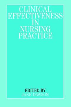 portada clinical effectiveness in nursing practice (en Inglés)