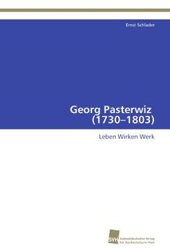 portada Georg Pasterwiz (1730-1803)