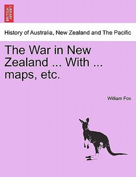 portada the war in new zealand ... with ... maps, etc.