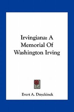 portada irvingiana: a memorial of washington irving