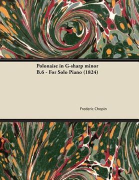 portada polonaise in g-sharp minor b.6 - for solo piano (1824)