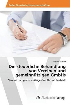 portada Die steuerliche Behandlung von Vereinen und gemeinnützigen GmbHs
