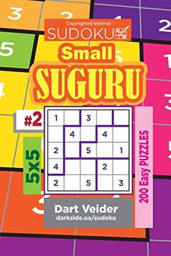 portada Sudoku Small Suguru - 200 Easy Puzzles 5x5 (Volume 2) 