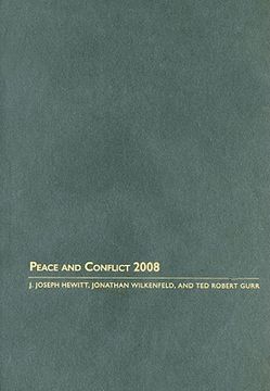 portada Peace and Conflict 2008 (en Inglés)