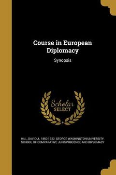 portada Course in European Diplomacy (en Inglés)