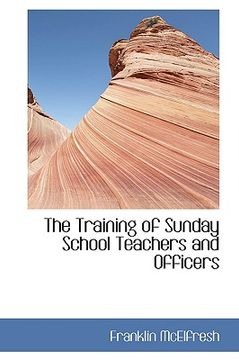 portada the training of sunday school teachers and officers