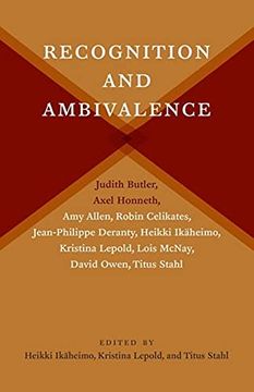 portada Recognition and Ambivalence: 77 (New Directions in Critical Theory) (en Inglés)