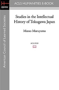 portada studies in the intellectual history of tokugawa japan (en Inglés)
