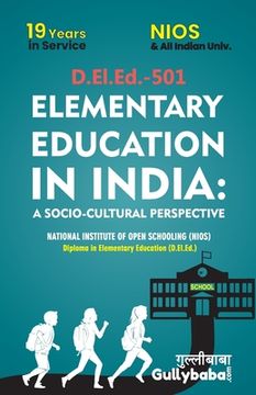 portada D.El.Ed.-501 Elementary Education in India: A Socio-Cultural Perspective (en Inglés)