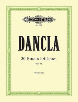 portada 20 Études Brillantes Op. 73 for Violin (en Inglés)