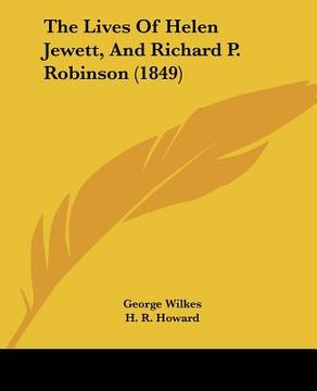 portada the lives of helen jewett, and richard p. robinson (1849) (in English)