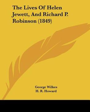 portada the lives of helen jewett, and richard p. robinson (1849) (en Inglés)