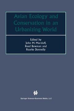 portada Avian Ecology and Conservation in an Urbanizing World (in English)