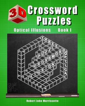portada 3D Crossword Puzzles: Optical Illusions Book I (en Inglés)