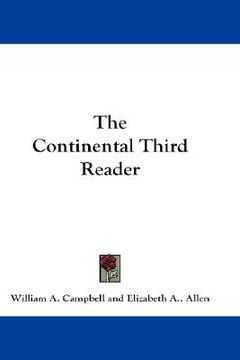 portada the continental third reader (en Inglés)