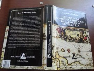 portada Historia de la Conquista y Población de la Provincia de Venezuela ( Biblioteca Ayacucho 175 )