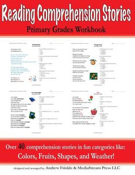 portada Reading Comprehension Stories: Primary Grades Workbook (en Inglés)