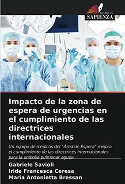 portada Impacto de la Zona de Espera de Urgencias en el Cumplimiento de las Directrices Internacionales