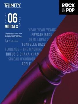 portada Trinity College London Rock & pop 2018 Vocals Grade 6 (Trinity Rock & pop 2018) (en Inglés)