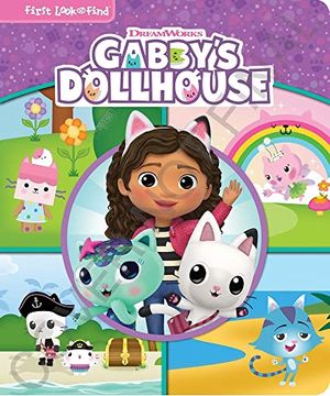 portada Dreamworks Gabby's Dollhouse: First Look and Find (en Inglés)