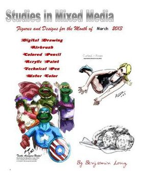 portada Figures and Designs for the Month of March 2013: Studies in Mixed Media (en Inglés)