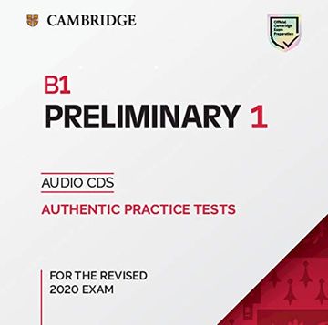 portada B1 Preliminary 1 for the Revised 2020 Exam Audio Cds: Authentic Practice Tests (Pet Practice Tests) () (en Inglés)