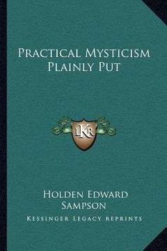 portada practical mysticism plainly put