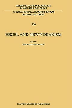 portada hegel and newtonianism (in English)