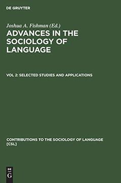 portada Selected Studies and Applications (Contributions to the Sociology of Language [Csl]) (en Inglés)